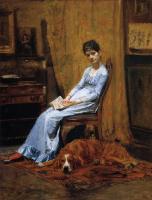 Eakins, Thomas - The Artist's Wife and His Setter Dog